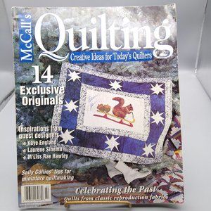 Vintage Craft Patterns, McCalls Quilting Magazine, February 2001 Guest Designers